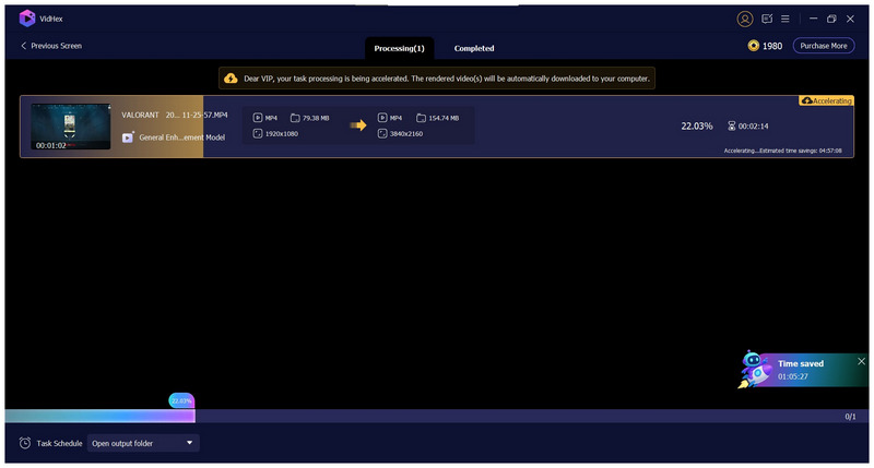 Vidhex-Exportprozess