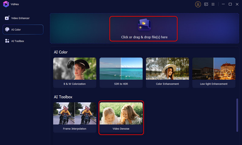 Interface ouverte Vidhex