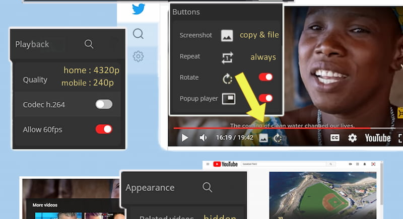 Verbessern Sie die Youtube-Erweiterung