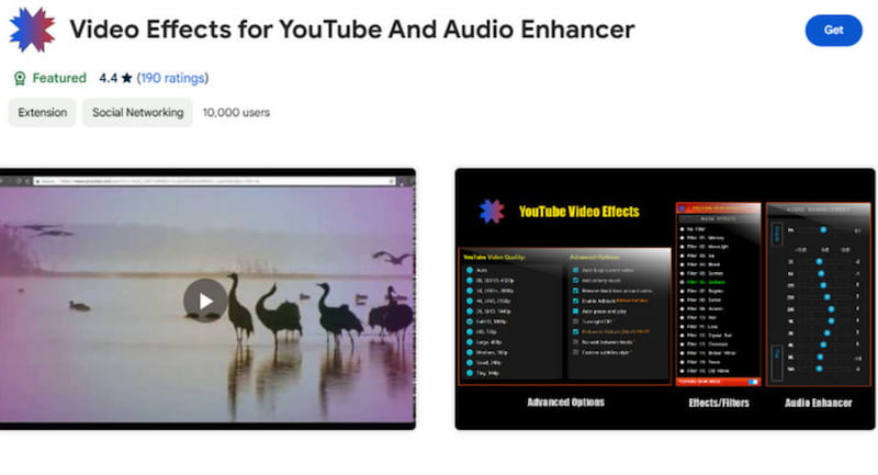 Videoeffekte für YouTube und Audio-Enhancer