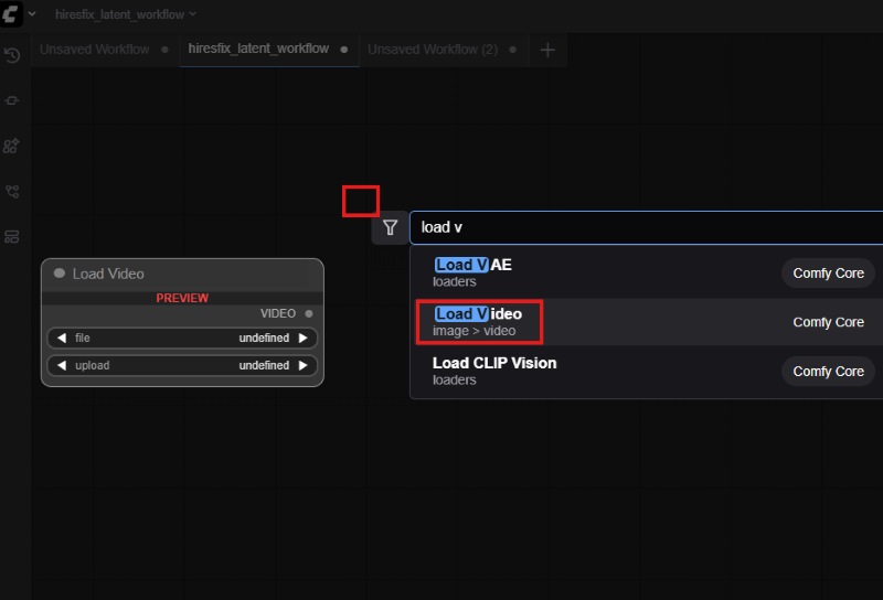 Comfyui Video hochladen