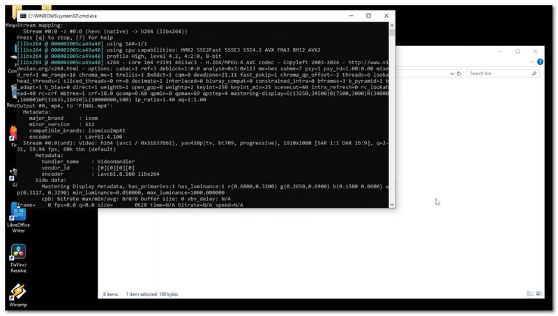 Eingabeaufforderung speichern