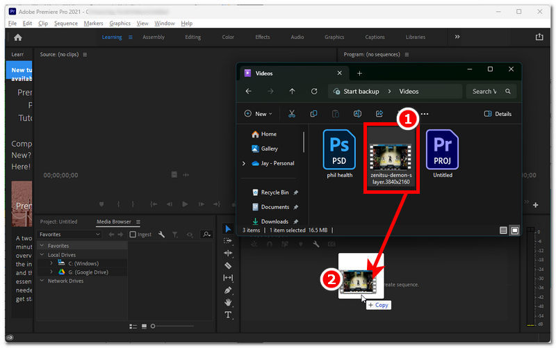 Video auf Adobe hochladen