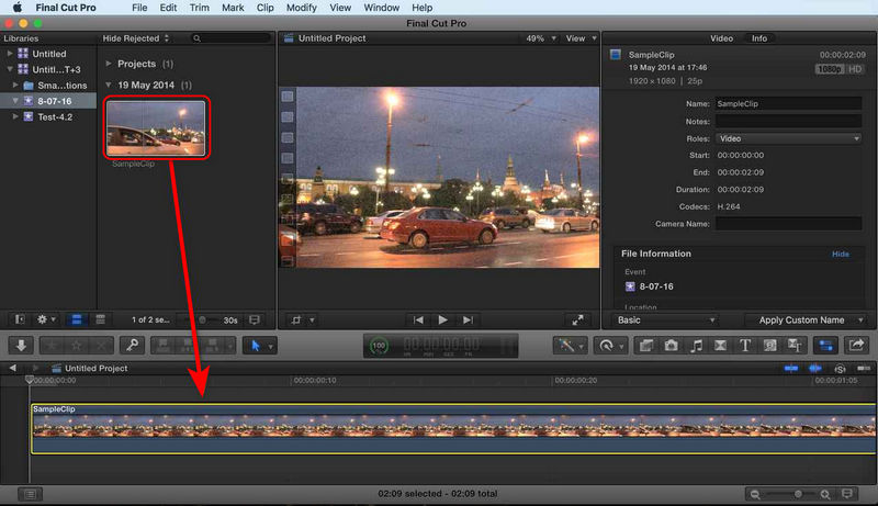 Final Cut Pro-Import