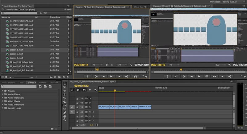 Adobe Premiere Clip Frame Editor