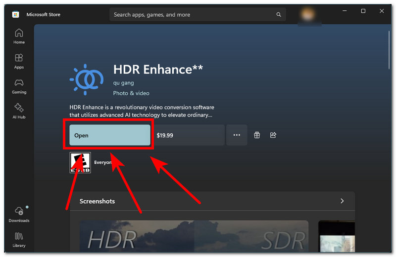 Herunterladen und öffnen