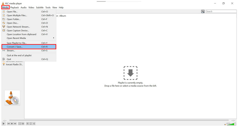 VLC Desktop-Medienkonvertierung