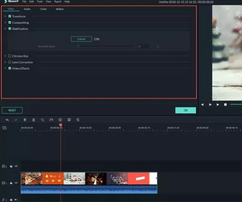 Filmora-Video importieren, um den Effekt zu verbessern