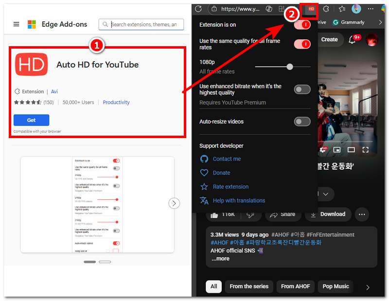 Auto HD für Youtube