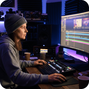 Monteurs vidéo professionnels