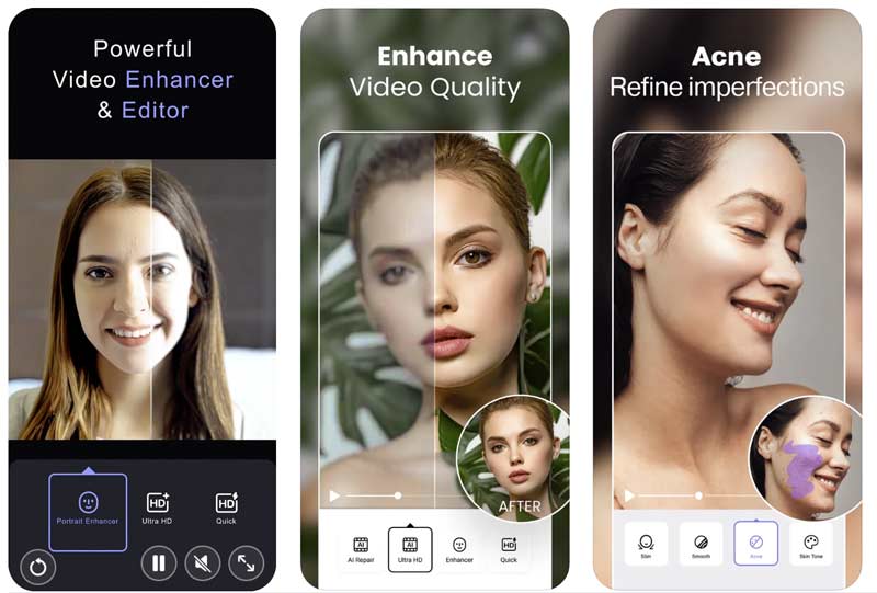 Airvid AI Quality Enhancer Pro für die iPhone-App
