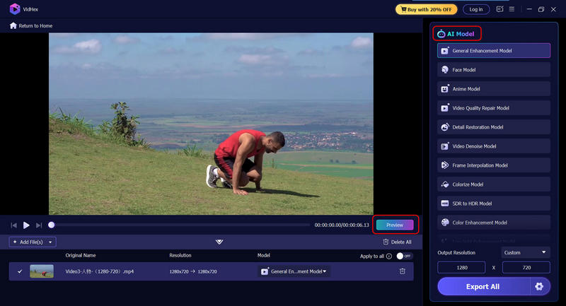Vidhex Select Ai-Modell