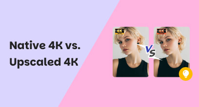 Natives 4K vs. hochskaliertes 4K
